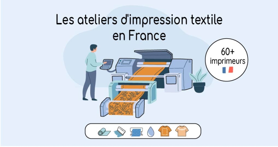 list of textile printing workshops in France